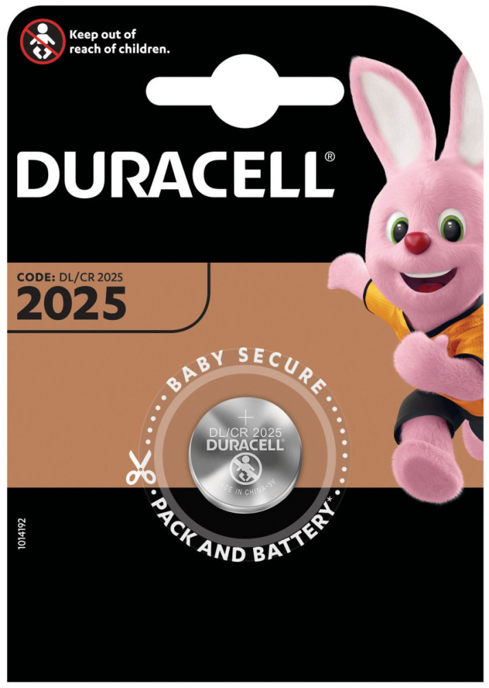 Акумулятор / батарейка Duracell 1xCR2025 DSN