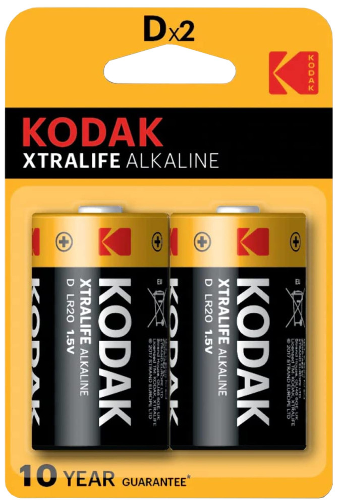 Батарейка Kodak Xtralife 2xD (30952058)