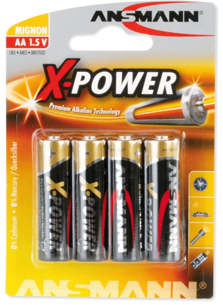 Батарейка Ansmann X-Power 4xAA