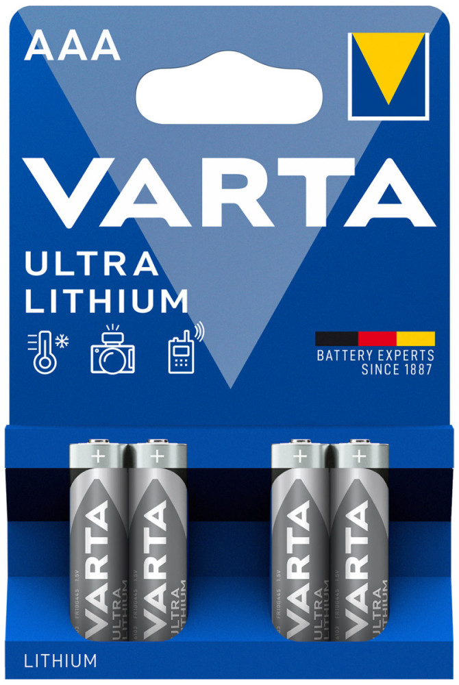 Батарейка Varta Ultra Lithium 4xAAA