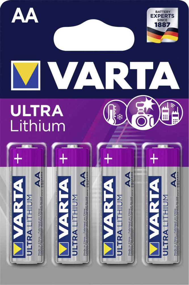 Батарейка Varta Ultra Lithium 4xAA