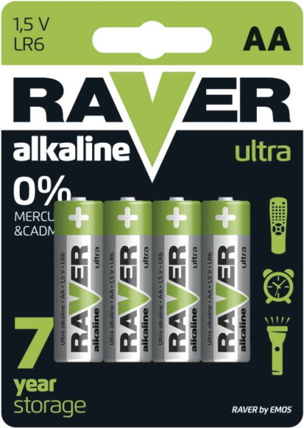 Батарейка EMOS Ultra Alkaline 4xAA (B7921)
