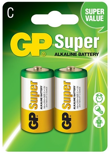Аккумулятор / батарейка GP Super Alkaline 2xC