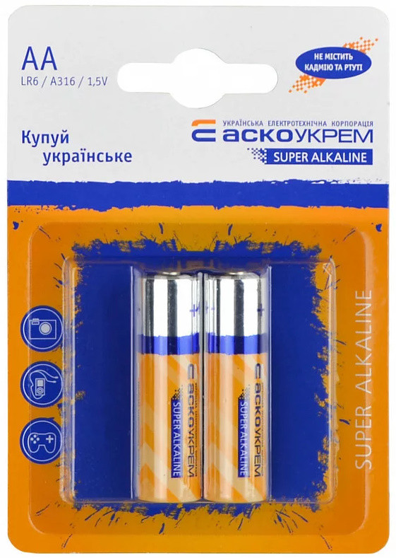 Батарейка ASKO-UKREM Super Alkaline 2xAA