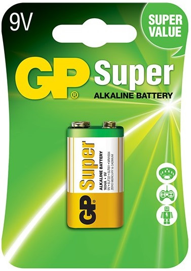 Батарейка Крона GP Super Alkaline 1xKrona