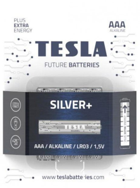 Батарейка Tesla Silver 4xAAA
