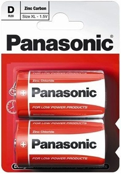 Батарейка Panasonic Red Zink 2xD