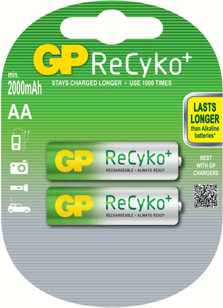 Аккумулятор GP Recyko 2xAA 2100 mAh