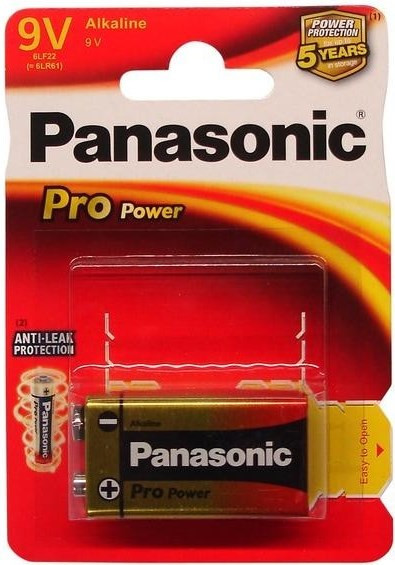 Батарейка Крона Panasonic Pro Power 1xKrona (6LR61XEG/1BP)