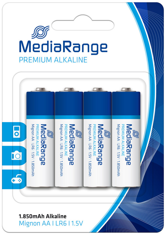 Батарейка MediaRange Premium Alkaline 4xAA (MRBAT104)