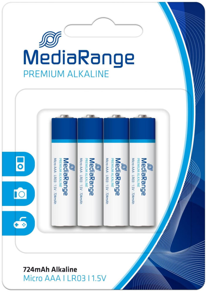 Батарейка MediaRange Premium Alkaline 4xAAA (MRBAT101)