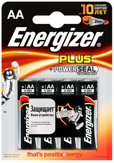 Батарейка Energizer Plus 4xAA