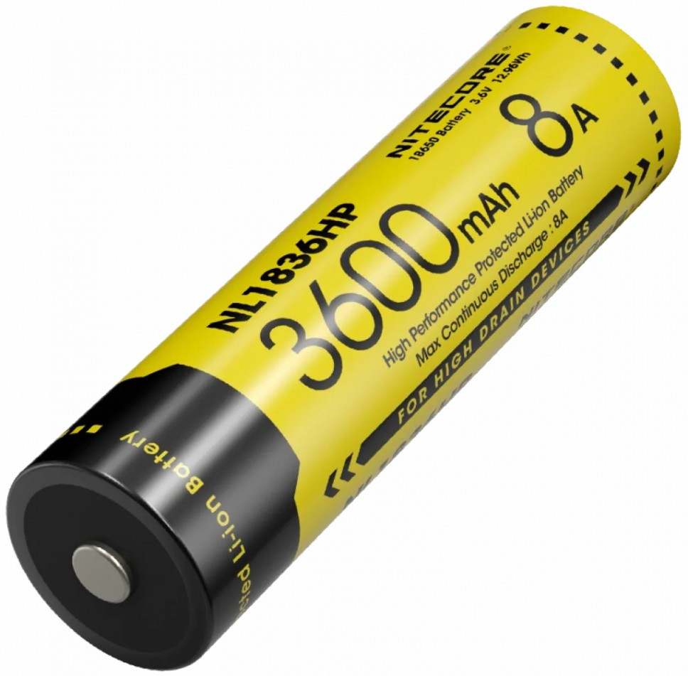 Аккумулятор Nitecore NL1836HP 3600 mAh
