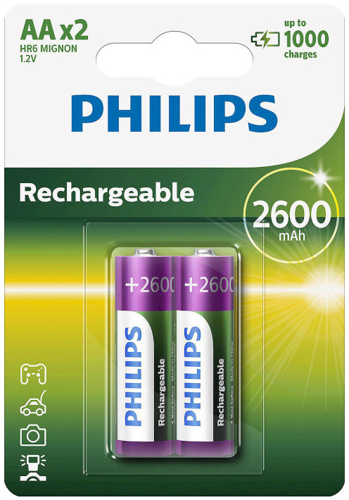 Акумулятор Philips MultiLife 2xAA 2600 mAh