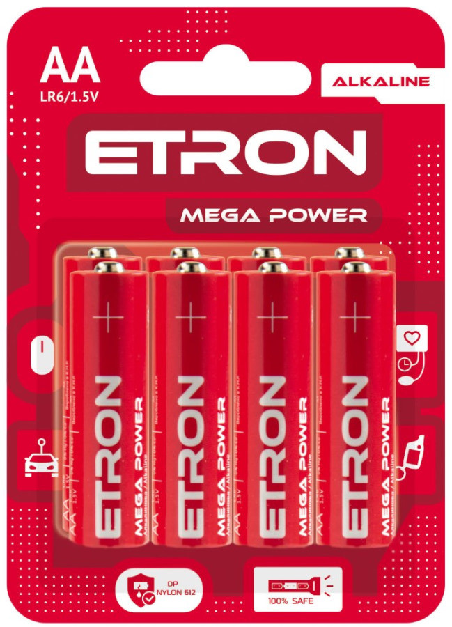 Батарейка Etron Mega Power 4xAA