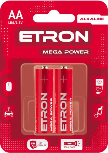 Батарейка Etron Mega Power 2xAA
