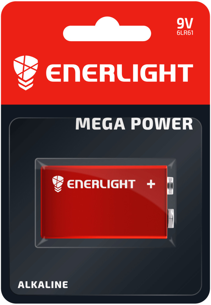 Батарейка Крона Enerlight Mega Power 1xKrona