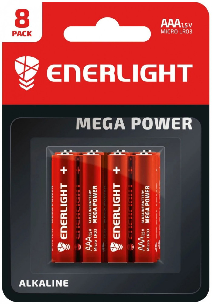 Батарейка Enerlight Mega Power 8xAAA (90030108)