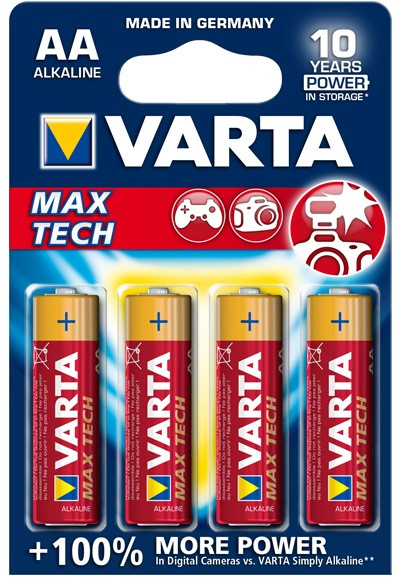 Батарейка Varta Max Tech 4xAA