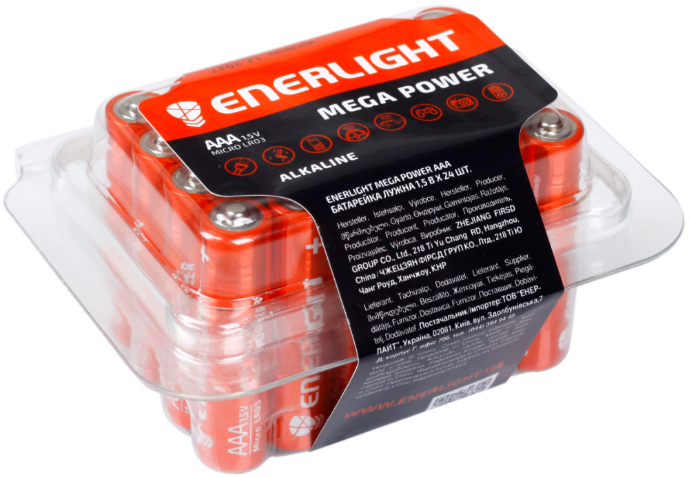 Батарейка Enerlight Mega Power 24xAAA (90030324)