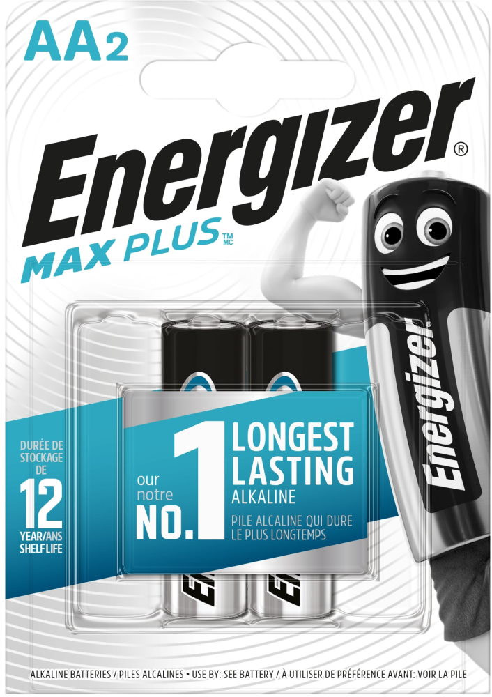 Батарейка Energizer Max Plus 2xAA