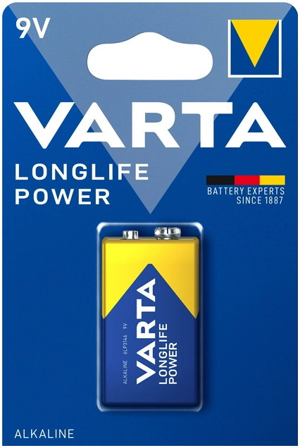Батарейка Крона Varta Longlife Power 1xKrona