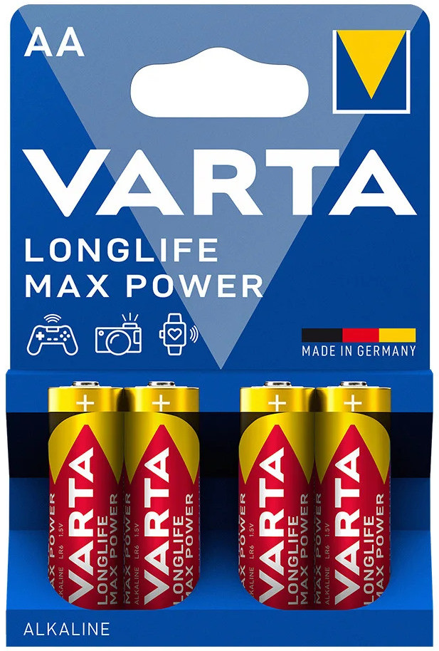 Батарейка Varta LongLife Max Power 4xAA