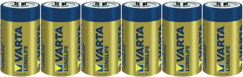 Аккумулятор / батарейка Varta Longlife Extra 6xC