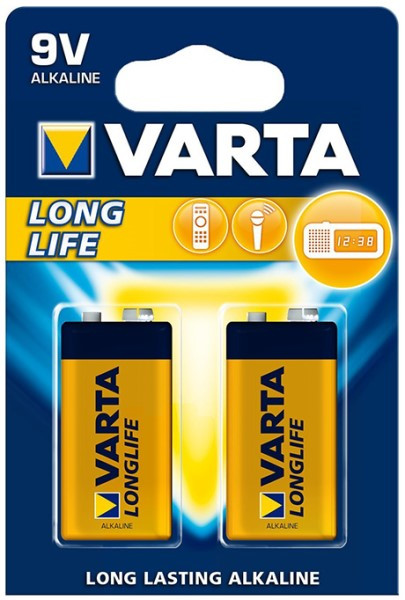 Батарейка Крона Varta Longlife 2xKrona