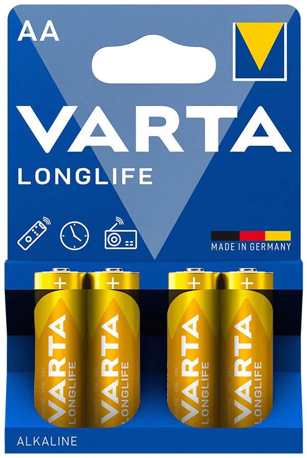 Батарейка Varta Longlife 4xAA (04106113414)