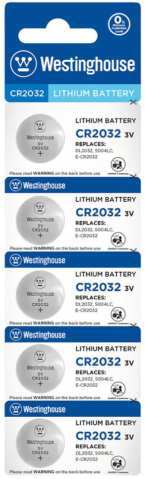 Аккумулятор / батарейка Westinghouse Lithium 5xCR2032