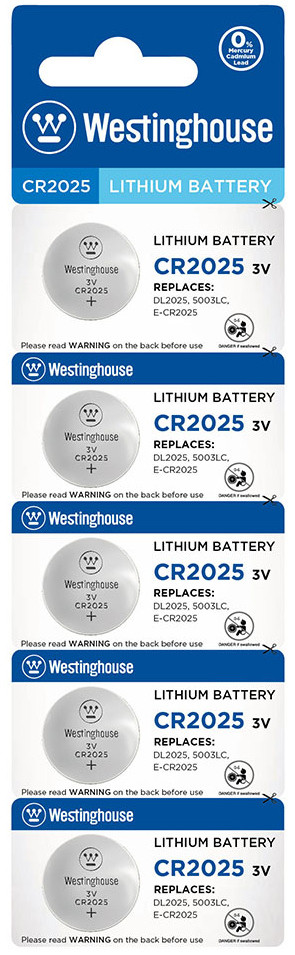 Аккумулятор / батарейка Westinghouse Lithium 5xCR2025