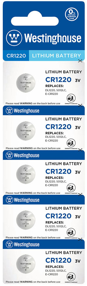 Аккумулятор / батарейка Westinghouse Lithium 5xCR1220