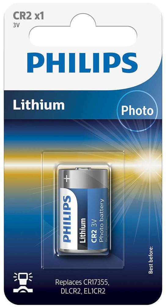 Батарейка CR2 Philips Lithium Photo 1xCR2