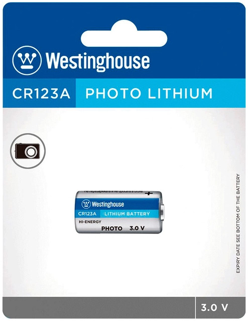 Батарейка CR123 Westinghouse Lithium 1xCR123A