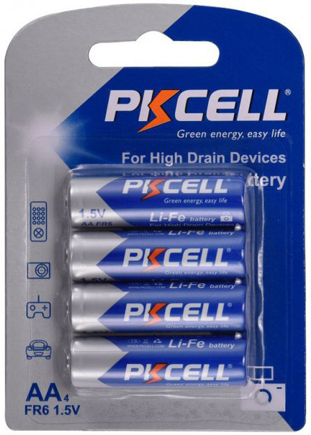 Батарейка Pkcell LiFe 4xAA (PC/FR6-4B)