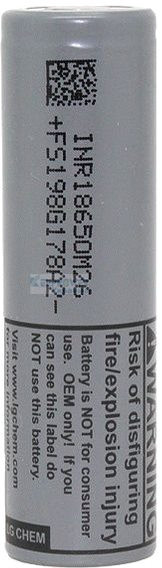 Аккумулятор LG INR18650-M26 2500 mAh