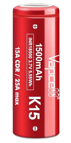 Аккумулятор / батарейка Vapcell INR18500 K15 1500 mAh