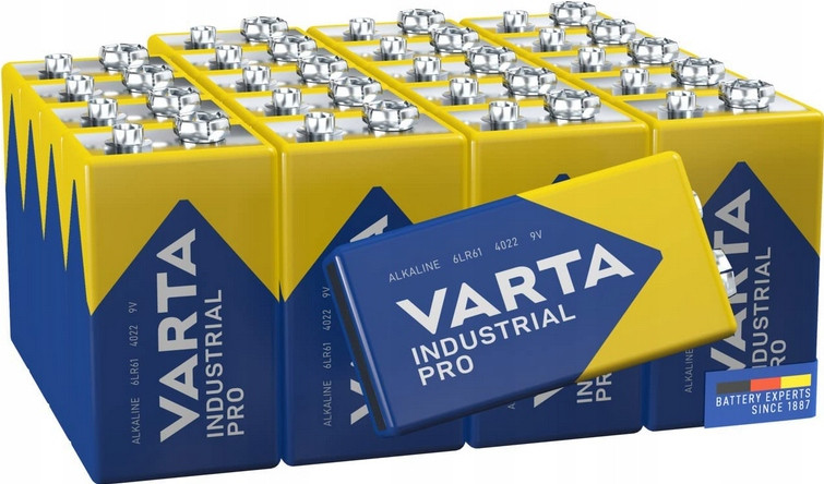 Батарейка Крона Varta Industrial Pro 20xKrona