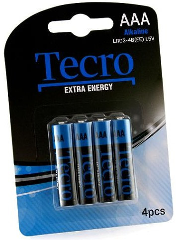 Батарейка Tecro Extra Energy 4xAAA