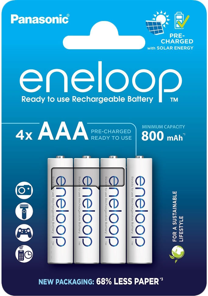 Акумулятор Panasonic Eneloop Pro 4xAAA 800 mAh