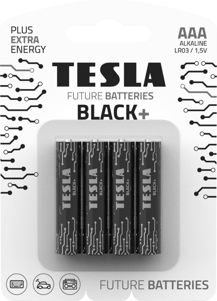 Батарейка Tesla Black 4xAAA