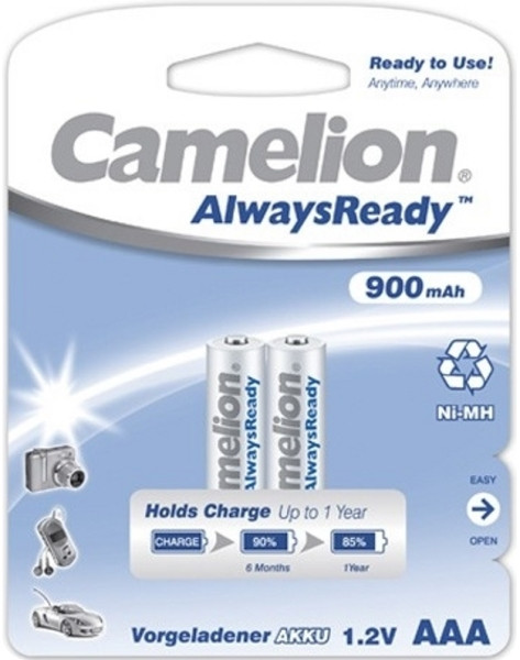 Аккумулятор Camelion Always Ready 2xAAA 900 mAh