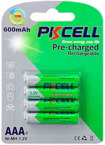 Аккумулятор Pkcell Already 4xAAA 600 mAh