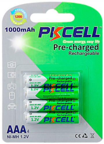 Аккумулятор Pkcell Already 4xAAA 1000 mAh (PC/AAA1000-4BA)