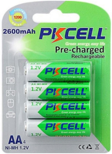 Акумулятор Pkcell Already 4xAA 2600 mAh (PC/AA2600-4BA)