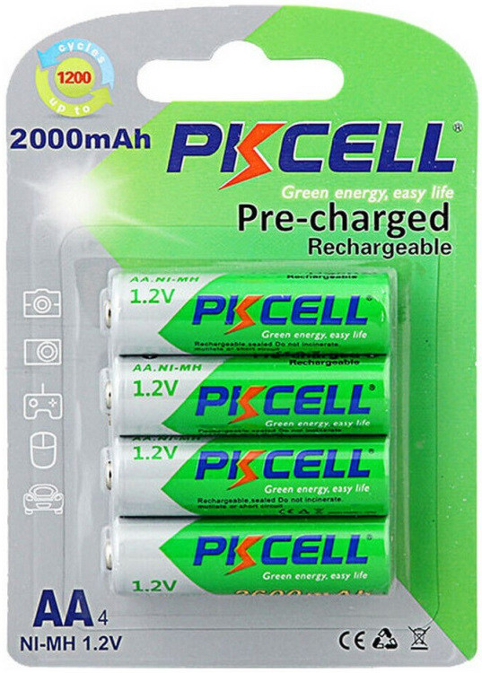Акумулятор Pkcell Already 4xAA 2000 mAh (PC/AA2000-4BA)