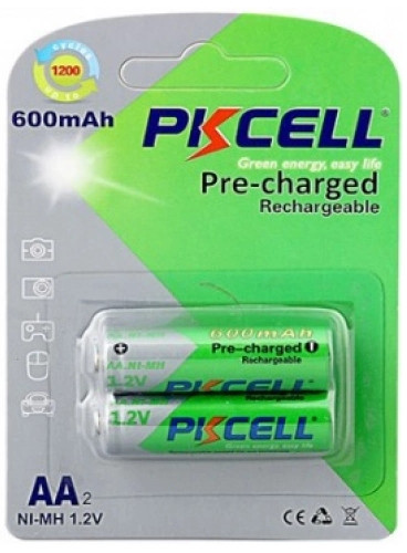 Аккумулятор Pkcell Already 2xAA 600 mAh (PC/AA600-2BA)