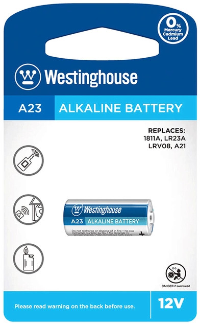 Батарейка A23 Westinghouse Alkaline 1xA23