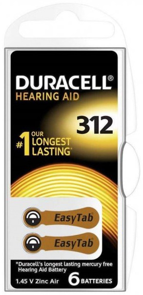 Аккумулятор / батарейка Duracell 6xZA312